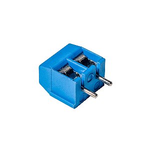 Borne Kre MX301 - 10MM 2 Vias 10MM Azul - Kit 20 Peças