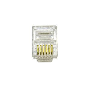 Modular Plug RJ12 6P6C-B - Kit 100 Unidades