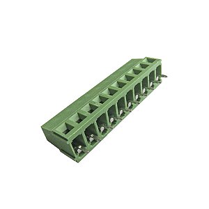Borne KRE ZB128 - 10V 5,08MM VERDE 14MM -  Kit 10 Unidades