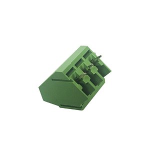 BORNE KRE MX103 3V FEMEA 45º 5.0MM VERDE - Kit 50 Unidades