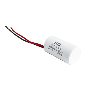 Capacitor de Partida 2 Fios 06UFX250V - Kit 10 Unidades