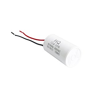 Capacitor de Partida 12UFX250V 2 FIOS - Kit 10 Unidades