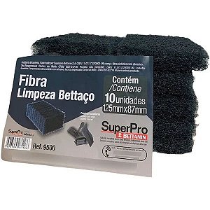 FIBRA LIMPEZA BETTACO SUPER PESADA 102X260 L T (MAIOR) SUPERPRO REF 9508 (PACOTE COM 10 UNID)
