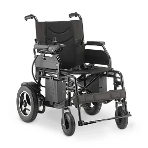 Cadeira de Rodas Motorizada Dobrável até 120 kg Assento de 48 cm D800 Dellamed