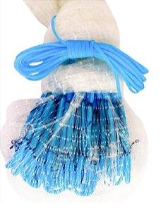 Tarrafa Fio 0,50 - Malha 3 entre nó - 18 Metros de Roda