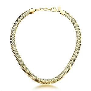 Colar Malha Fecho Boia 8mm 45+5cm