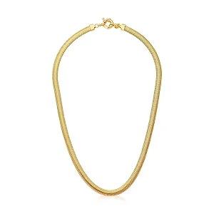 Colar Malha Fecho Boia 6mm 50cm