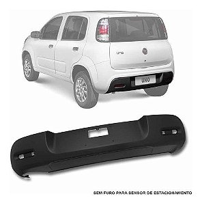 Recobrimento parachoque Fiat Novo Uno Evolution 2015 100219897