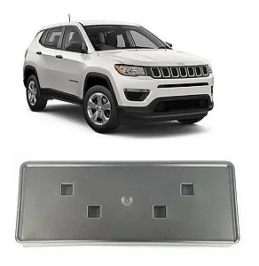 Suporte moldura placa dianteira Jeep Compass Diesel original 53294399