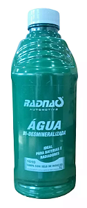 Agua bi-desmineralizada Radnaq 1 Litro