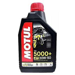 Óleo Motor 4t 5000+ 20W-50 semissintético Motul