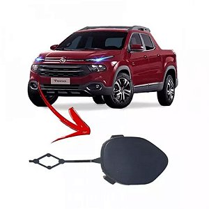Moldura Tampa Reboque Parachoque Dianteiro Fiat Toro Original 100240645