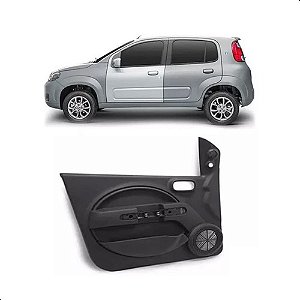 Forro Porta Dianteira Esquerdo Novo Uno Vivace 4P Original