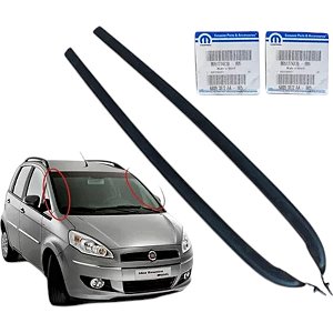 Par Borracha Acabamento Parabrisa Idea 2012 2013 2014