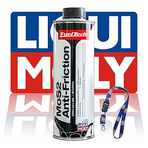 Aditivo Liqui Moly Fueltech Mos2 Oil Additiv 500ml Lançamento + Chaveiro Liqui Moly