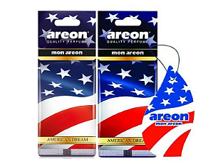 Kit Com 2 Perfumes Pra Carro Cheirinho Aromatizador Areon American Dream