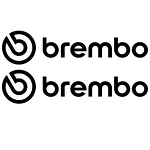 Adesivos Brembo alta qualidade Premium 2 Unidades 5,5 Cm