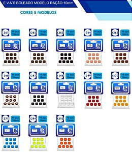 EVA FORMATO RAÇÃO 10MM 15 UNIDADES