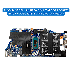 Placa Mae Dell Inspiron 5402 5502 Ddr4 Corei7-1165g7 Azul