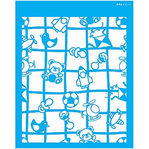 Stencil OPA 20x25 2864 Infantil Estamparia Brinquedos I