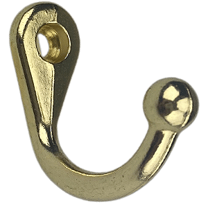 Gancho Simples G em Metal Dourado 3,2x3,2cm PM-1263