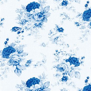 Guardanapo Flores Azuis 13308456 Ambiente com 2 peças