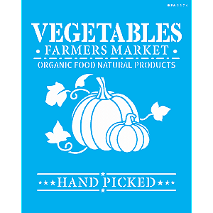 Stencil Opa 20x25 3174 Farmhouse Vegetables Farmers Market