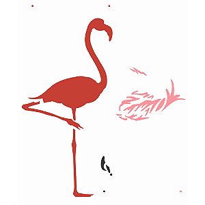 Stencil OPA 20x25 2359 Flamingo