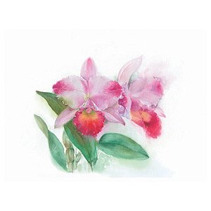 Papel Decoupage OPAPEL 30x45 2379 Flor Orquídea