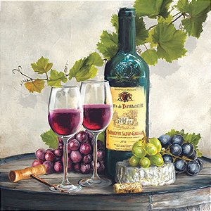 Guardanapo Red Wine 13317740 Ambiente com 2 peças