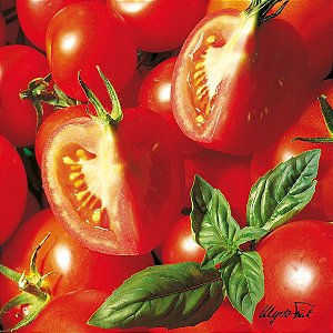 Guardanapo Tomates Misturados 1334430 PPD com 2 peças