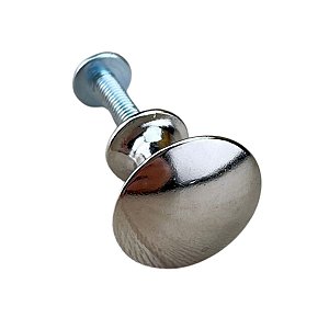 Puxador Botão Metal Níquel 2,2x1,6cm