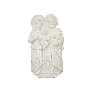 Aplique Sagrada Família 5,2x9,5cm Resina