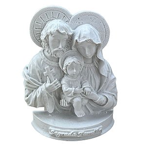 Aplique Sagrada Família com Pedestal 9x7cm Resina