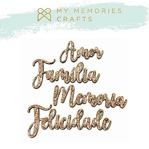 Kit Apliques Adesivados My Memories Crafts MMCMM2-014 Família