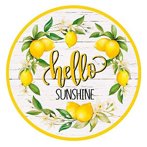Aplique Litoarte APM8-1388 8cm Limões Hello Sunshine
