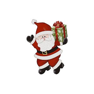 Aplique Litoarte APMN8-133 8cm Natal Papai Noel Presente