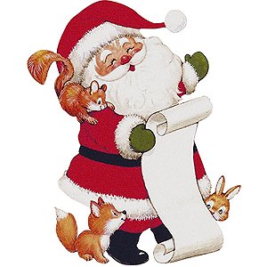 Aplique Litoarte APMN8-142 8cm Natal Papai Noel Vintage II