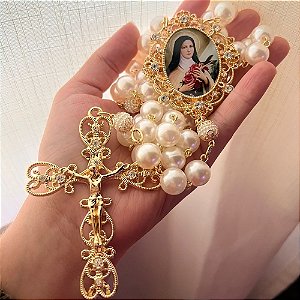 Terço Dourado Santa Teresinha do Menino Jesus