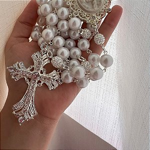 Terço Nossa Senhora de Fátima Cruz Realeza