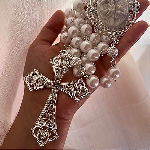 Terço Sagrada Família Cruz Ponta