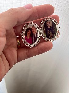 Relicários personalizados duplos(soltos)