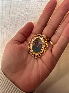 Relicários personalizado Dourado