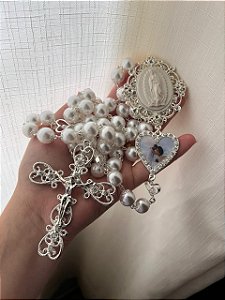 Terço Nossa Senhora de Guadalupe e Relicario Casal