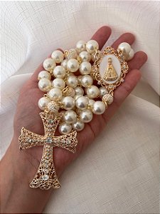 Terço de Nossa senhora Aparecida Dourado