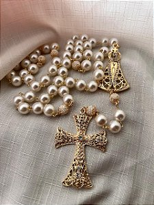 Terço de Nossa senhora Aparecida Dourado