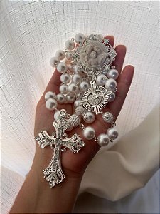 Terço Sagrada Família Prata 03