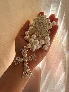 Terço Sagrada Família Prata 05