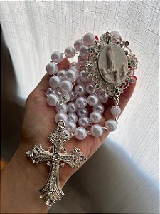 Terço Nossa Senhora De Fatíma Prata