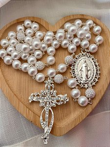 Terço De Nossa Senhora Das Graças Prata